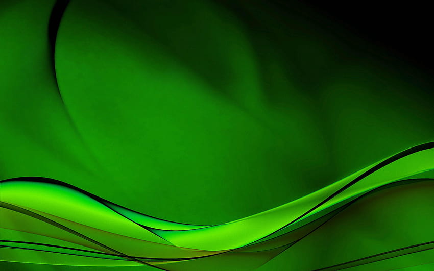 Hijau Abstrak, hijau baru Wallpaper HD