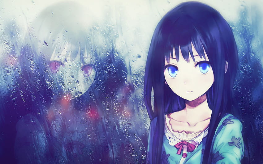 Anime Smutna dziewczyna, słodkie smutne dziewczyny anime Tapeta HD