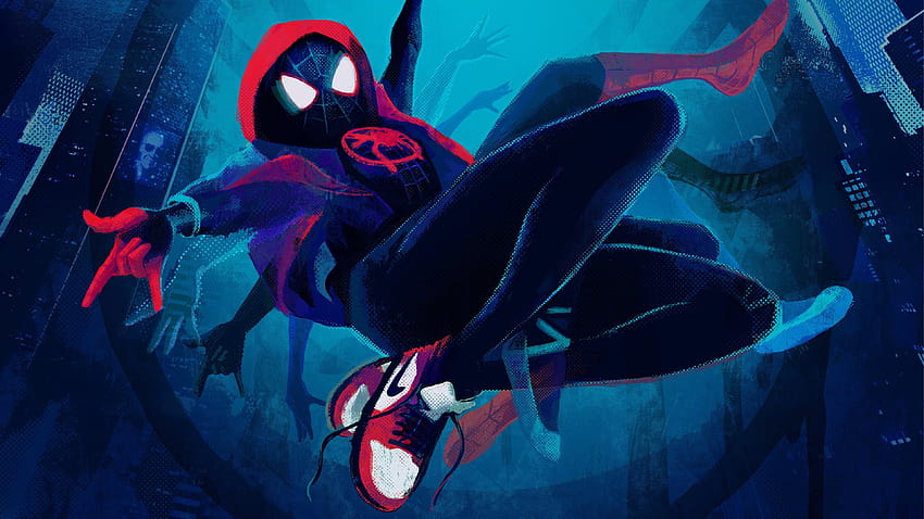 Miles Morales Spider Man Into The Spider Verse Phone, anime aesthetic spider verse HD wallpaper