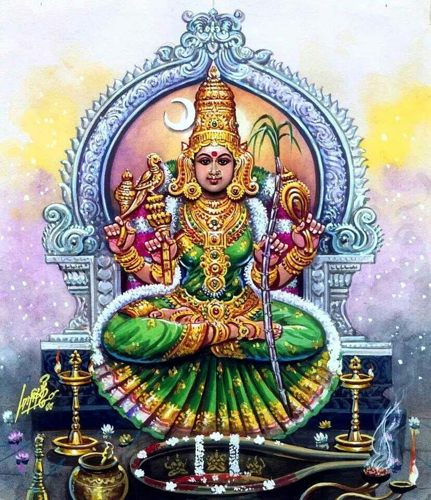 Goddess Tripura Sundari HD phone wallpaper