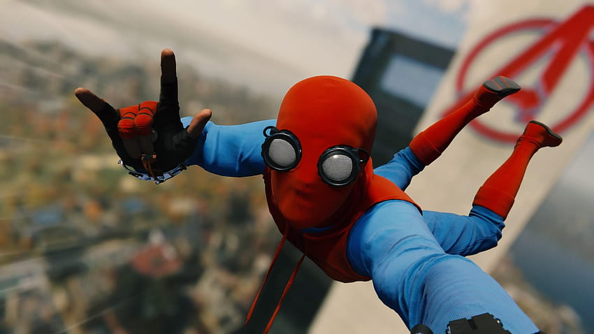 Me encanta el traje casero: SpidermanPS4, traje casero de Spiderman fondo  de pantalla | Pxfuel