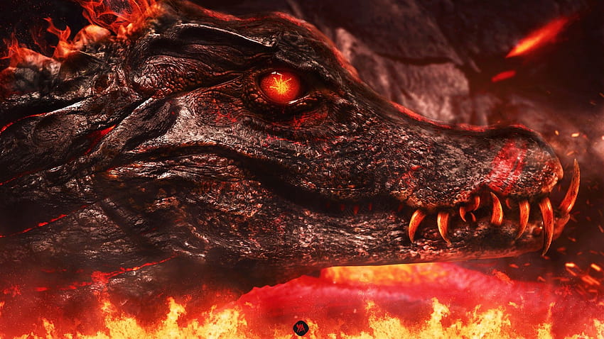 Crocodile, Hell, Lava, Fire, , Animals / Editor's, animal alligator HD  wallpaper | Pxfuel
