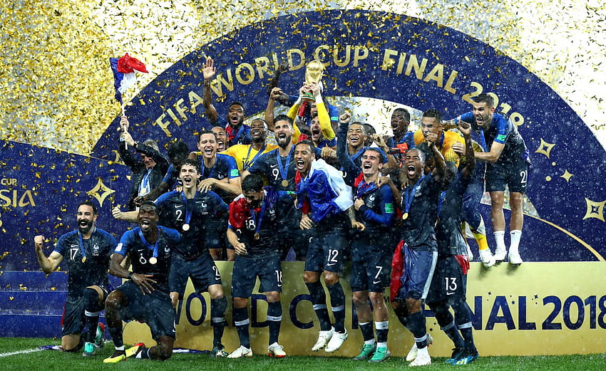 Francja FIFA World Cup 2018, francuska piłka nożna Tapeta HD