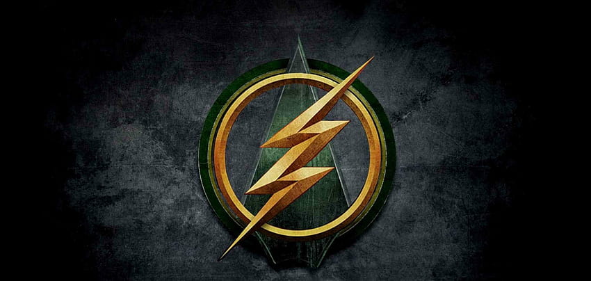 The Flash Logo, aesthetic arrow HD wallpaper