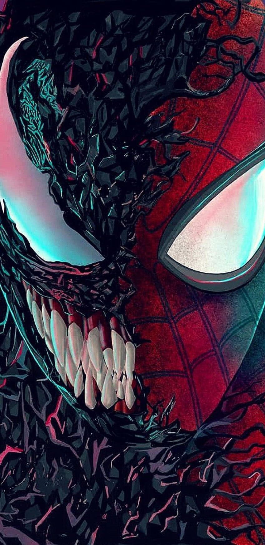 Venom/Spider, venom marvel halloween HD phone wallpaper