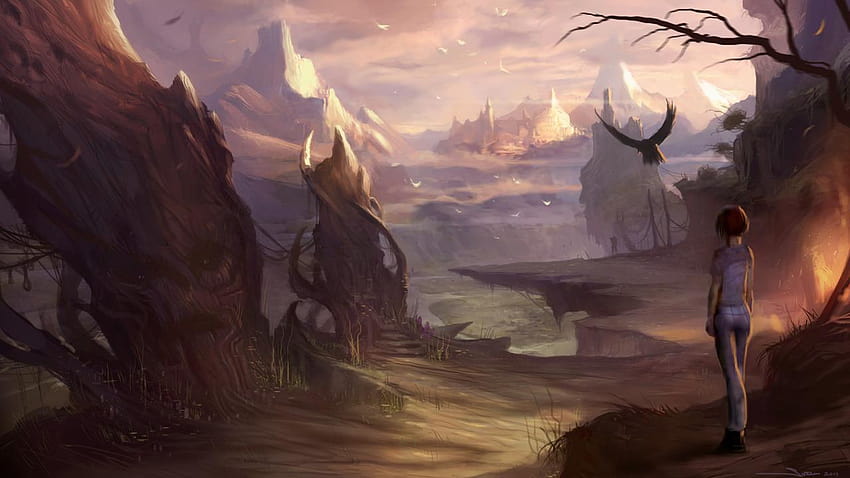 Dreamfall: The Longest Journey 13, malowanie podróży Tapeta HD