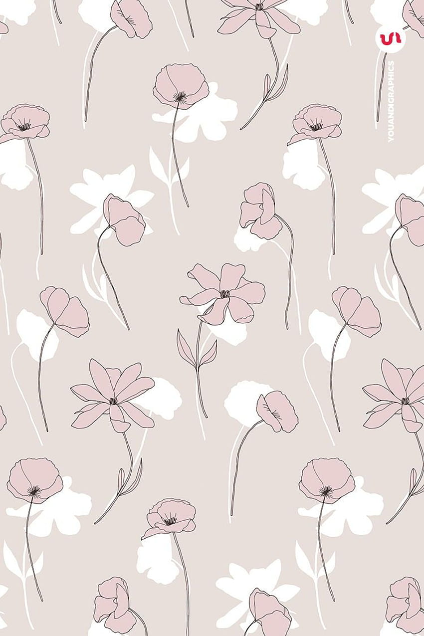 Floral and delicate  Flowery wallpaper Cute patterns wallpaper Iphone  background wallpaper