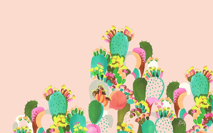 Cactus Kate Spade on Dog, cactus cartoon HD wallpaper