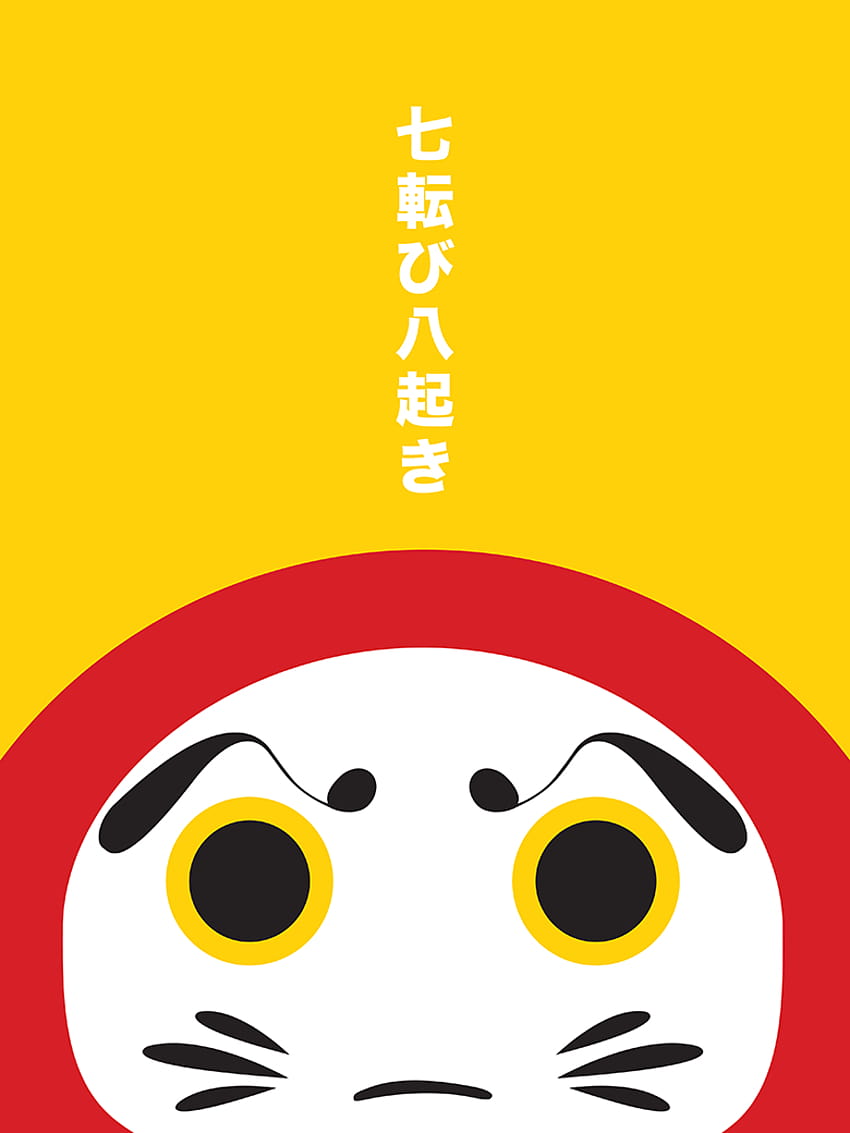 Japanese Daruma Pop Art Print HD phone wallpaper