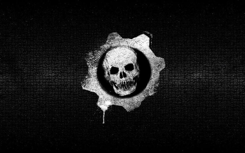 Xbox 360 Gears Of War Logo, xbox 360 logo black background HD wallpaper