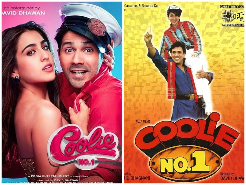 Varun Dhawan and Sara Ali Khan's 'Coolie No. 1' posters out, here's a throwback to the original Govinda and Karisma Kapoor starrer, coolie no 1 HD wallpaper