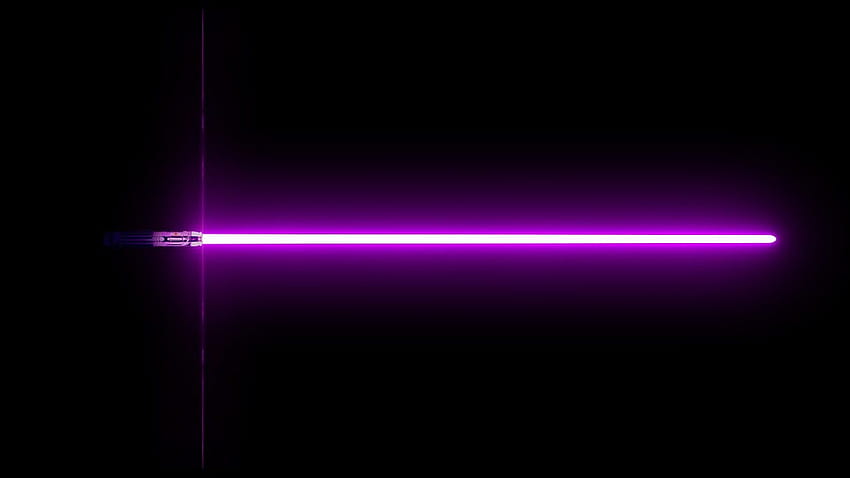 Mace Windu´s Lightsaber Ignition Video/Live, fioletowy miecz świetlny Tapeta HD