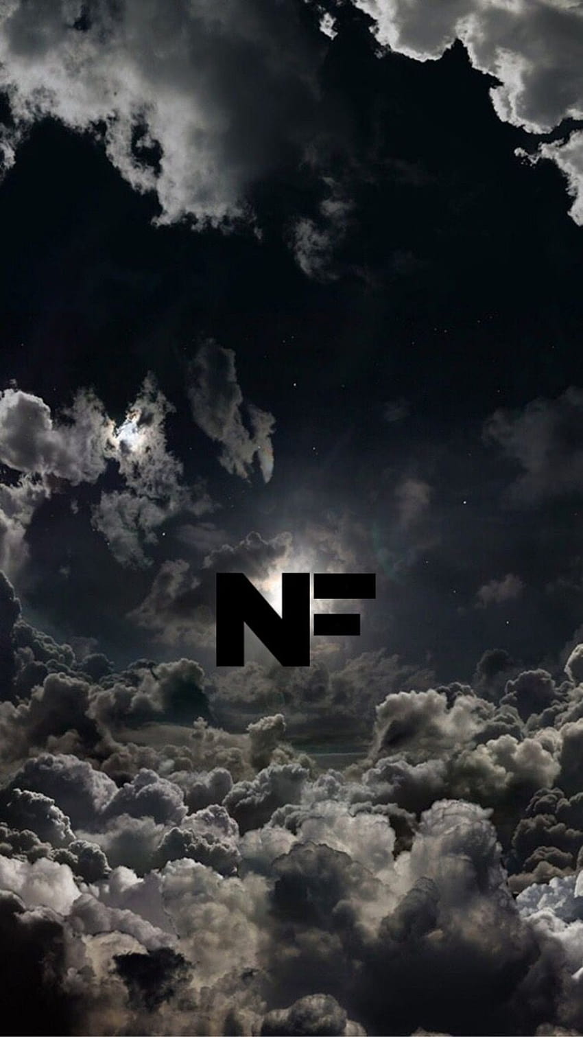 s NF, nubes nf fondo de pantalla del teléfono