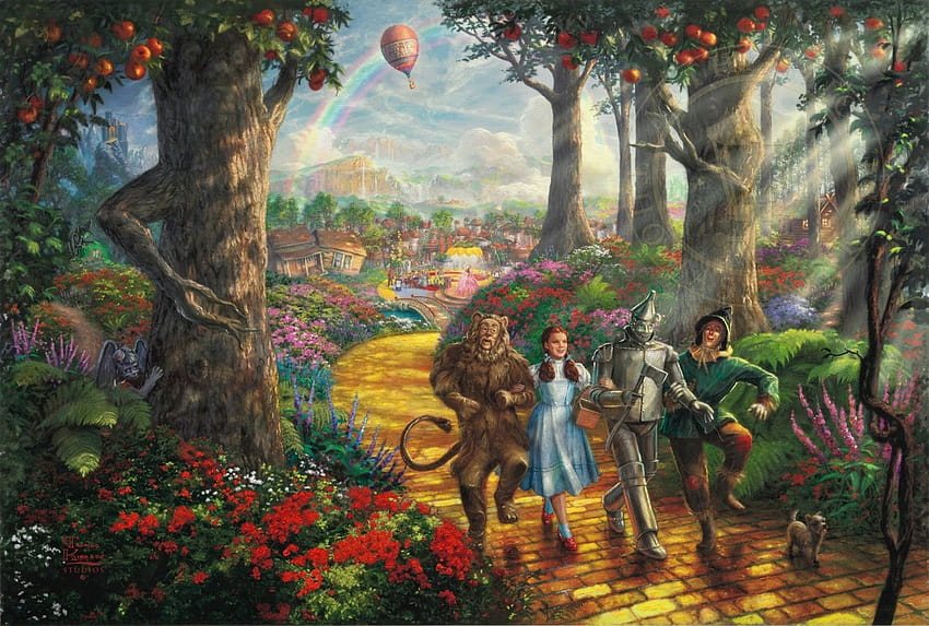 Follow The YELLOW BRICK ROAD™ – Limited Edition Canvas HD wallpaper