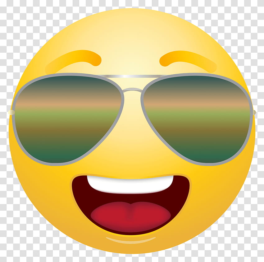 Óculos De Sol Emoji Clipe Óculos De Sol Emoji Backgrounds Emoji, Acessórios, Acessório, Cabeça, Óculos Transparente PNG papel de parede HD