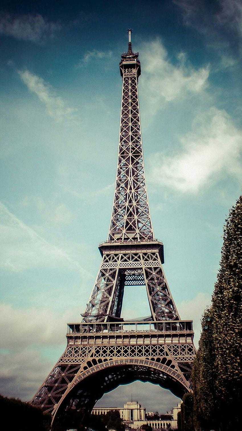 パリのエッフェル塔。 タップしてもっと見る 街の風景 iPhone, life is a open book paris HD電話の壁紙
