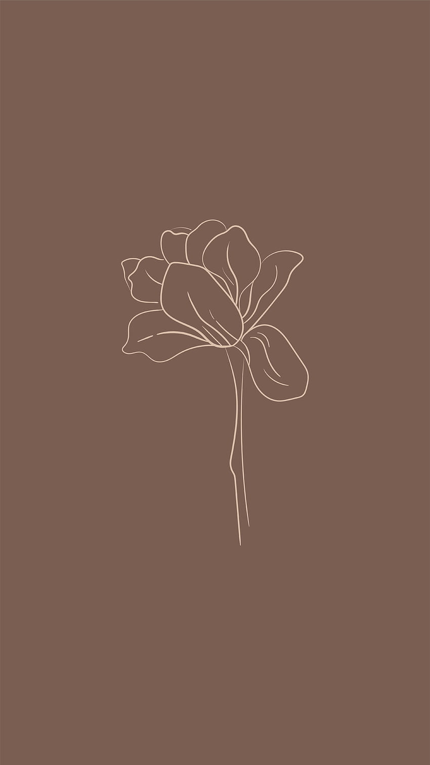 19 Iphone Brown Minimalis Beige Terbaik Estetika, minimalis coklat wallpaper ponsel HD
