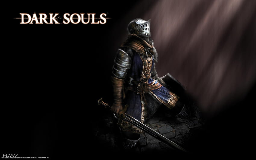 dark souls kneeling in the light HD wallpaper
