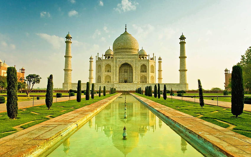 Doit visiter le Taj Mahal une fois dans sa vie Fond d'écran HD