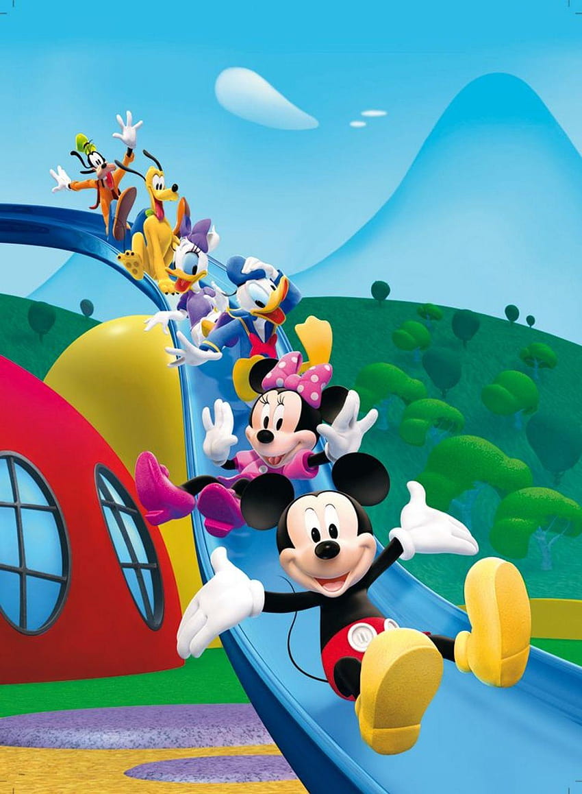 moral mickey mouse dan teman-teman, mickey mouse clubhouse wallpaper ponsel HD