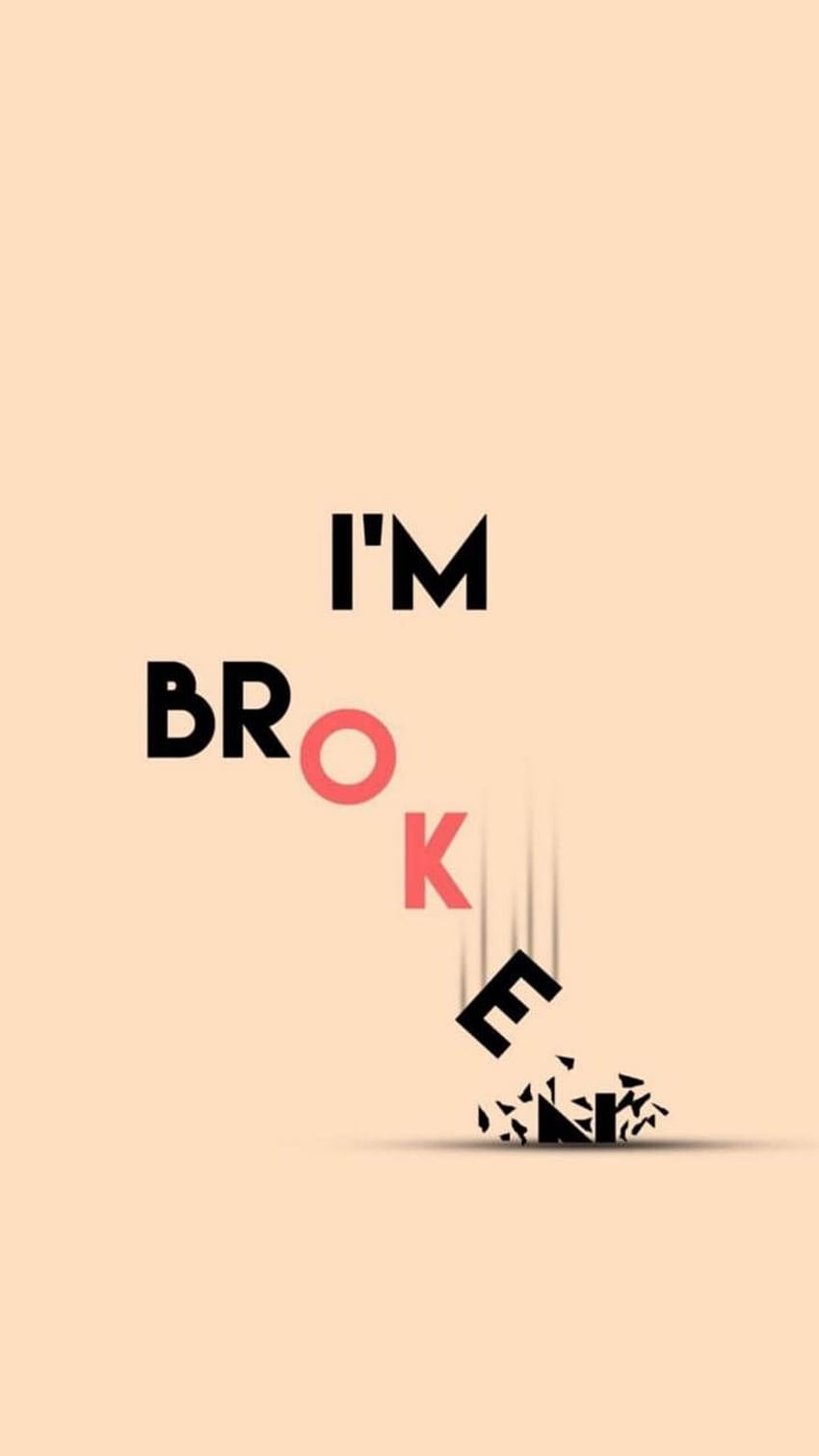 I m broken by _nevermind_x, im single HD phone wallpaper | Pxfuel