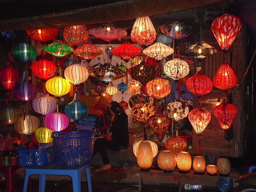 : hoi an, lantern, vietnam, red, asia, nice, lighting, tradition, mid autumn festival, bazaar, fete, balloon 5152x3864, vietnam mid autumn HD wallpaper