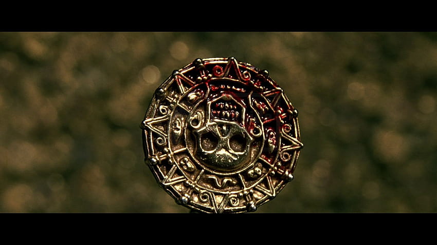 Moneda de oro azteca maldita fondo de pantalla