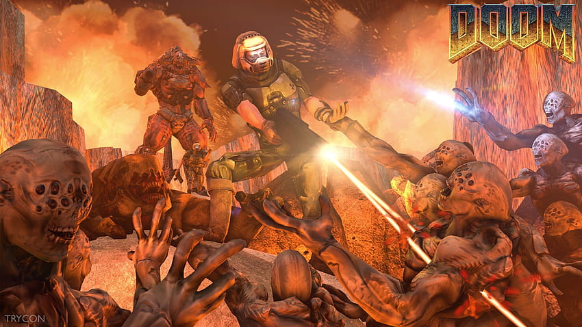 Doom 4, doom 1 HD wallpaper | Pxfuel