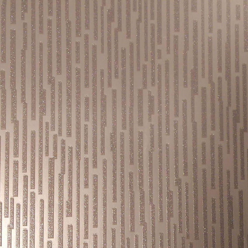 Rasch Luxe Matchstick Stripe Pattern Metallic Glitter Tapeta na telefon HD