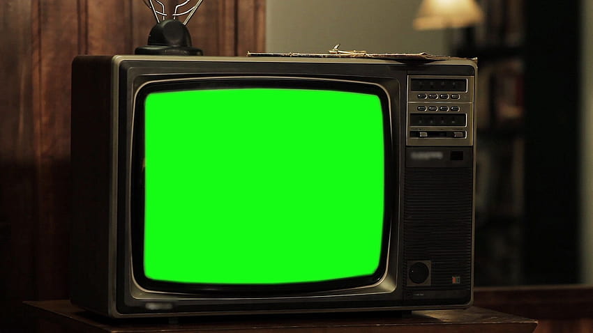 Old Tv Green Screen, Close, tv set HD wallpaper