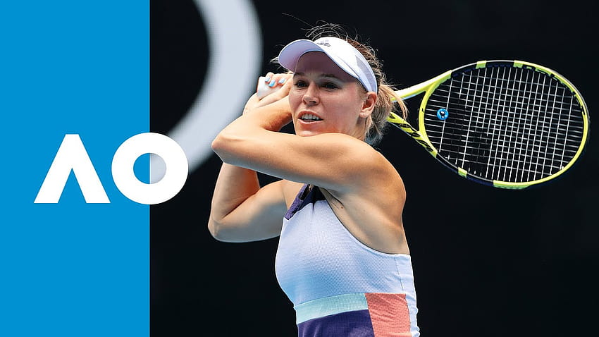 Kristie Ahn vs Caroline Wozniacki, australian open 2021 HD wallpaper