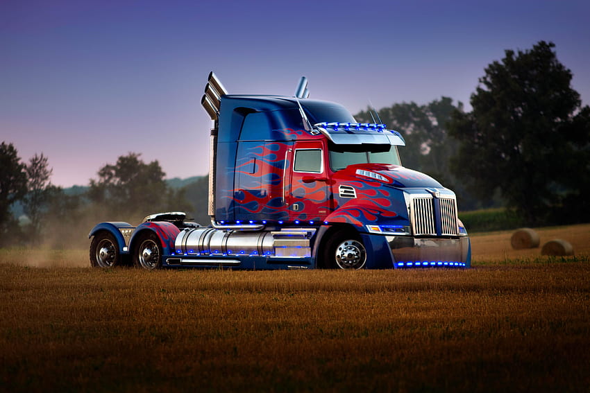 Transformers The Last Knight 5 Truk Optimus Prime , Film, truk transformer optimus prime Wallpaper HD