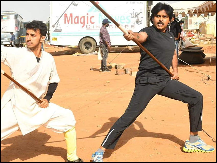 Pawan Kalyan practices Shaolin Kung Fu for his warrior role in “Hari Hara Veera Mallu” HD wallpaper