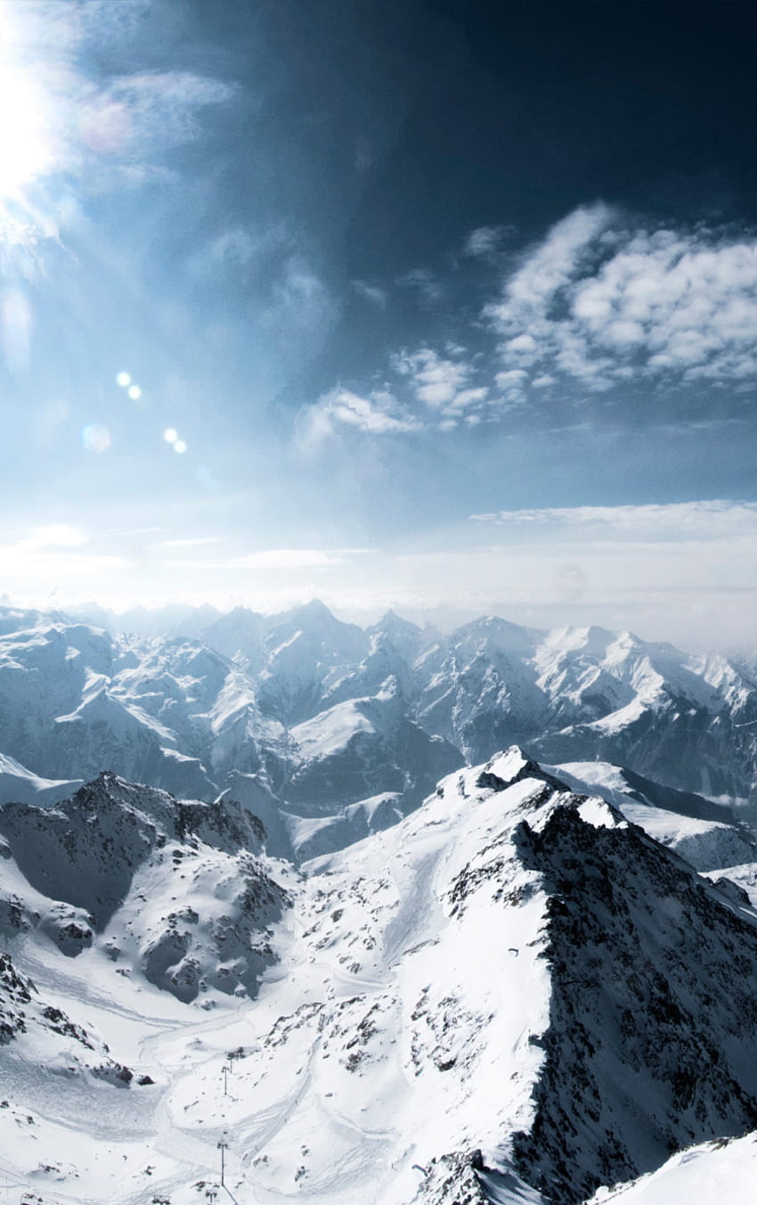 ภูเขา เทือกเขาแอลป์ฝรั่งเศส ฤดูหนาว หิมะ วันที่แดดจ้า 840x1336 , iphone 5, iphone 5s, iphone 5c, ipod touch, 840x1336 , พื้นหลัง, 7589 วอลล์เปเปอร์โทรศัพท์ HD