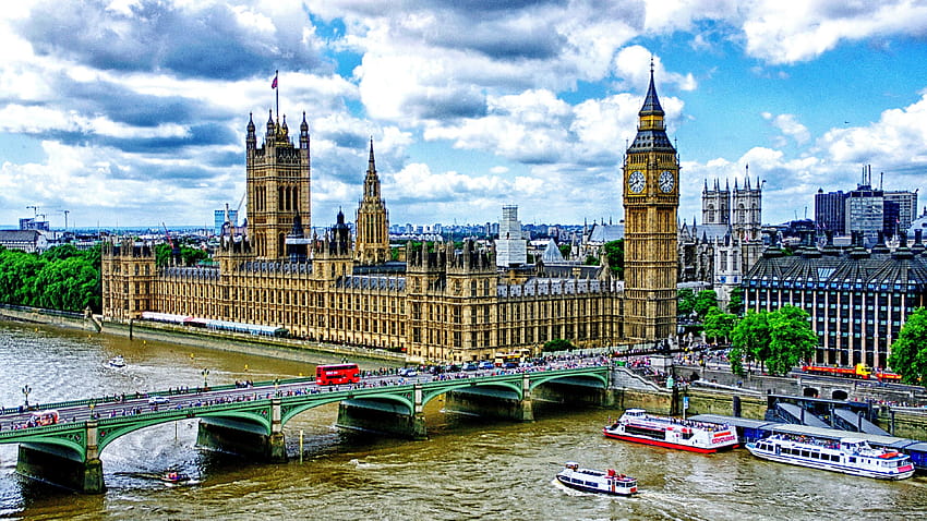 Jembatan Westminster Dan Big Ben, london Wallpaper HD