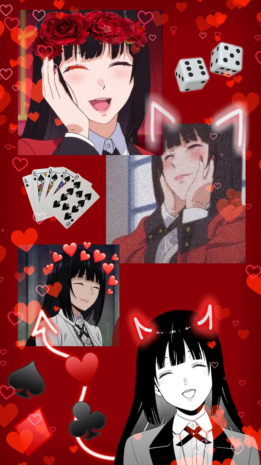 Yumeko Jabami Anime Kakegurui Wallpaper  Kawaii anime, Ästhetischer anime,  Anime hintergründe