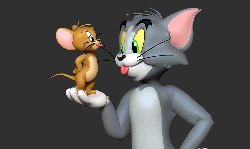Tom and Jerry Print Ready 3D 모델, 톰과 제리 3d HD 월페이퍼