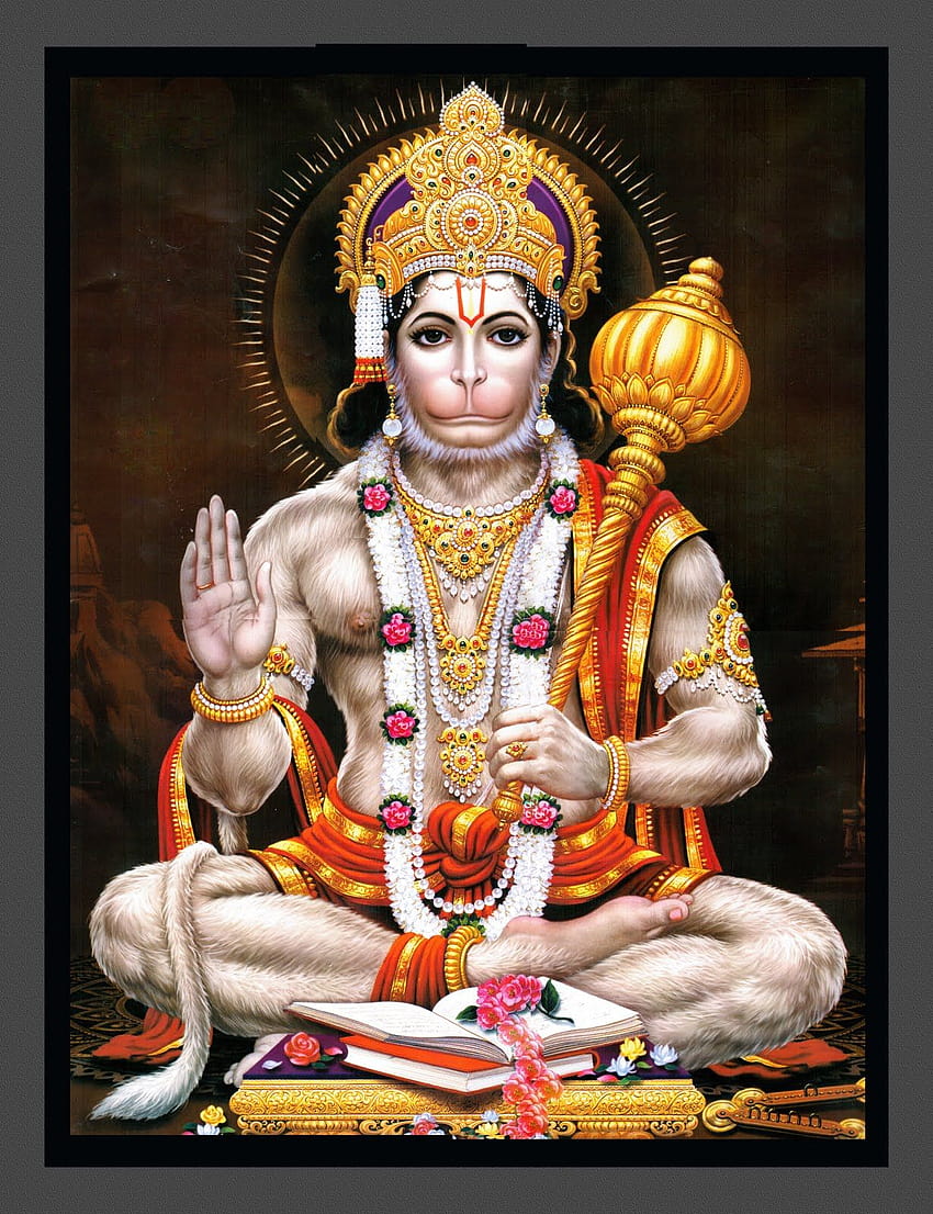 Lord Hanuman, Lord Hanuman, Tanrı Hanuman, tanrı hanuman amoled HD telefon duvar kağıdı