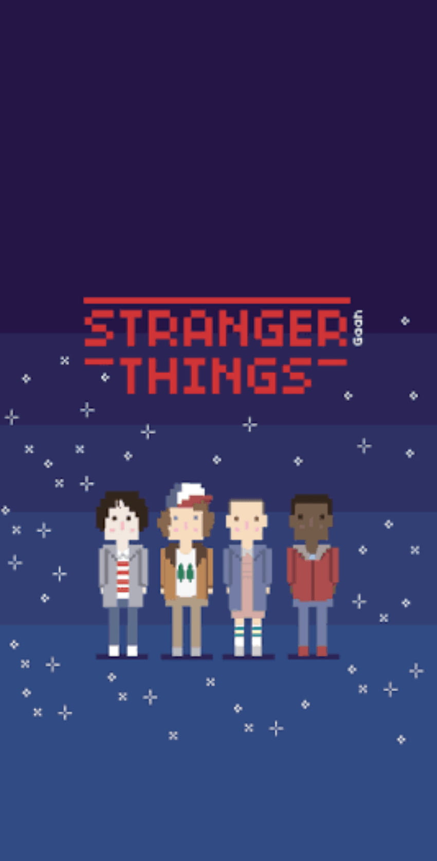 Download Eleven and Mike from Stranger Things Looking Adorable Wallpaper   Wallpaperscom
