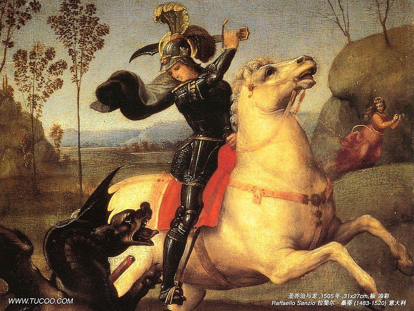 Art Paintings : High Renaissance Paintings: Raffaello Sanzio HD wallpaper