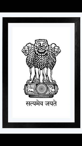 Download Golden Bust Satyamev Jayate Wallpaper | Wallpapers.com