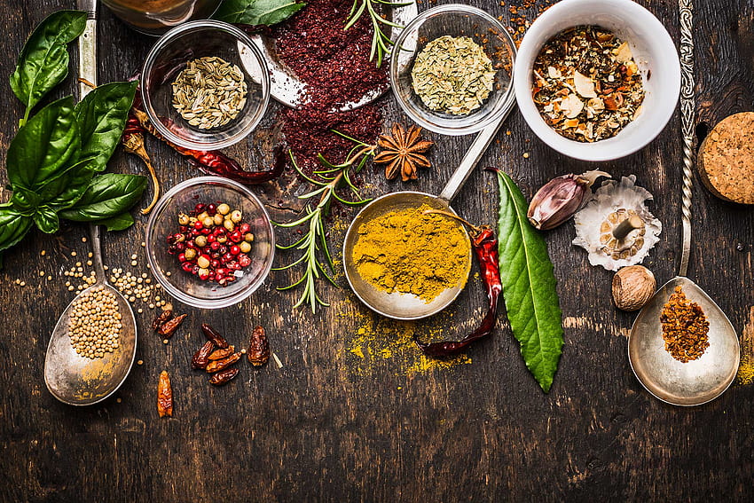 Herbs And Spices, indian spices HD wallpaper