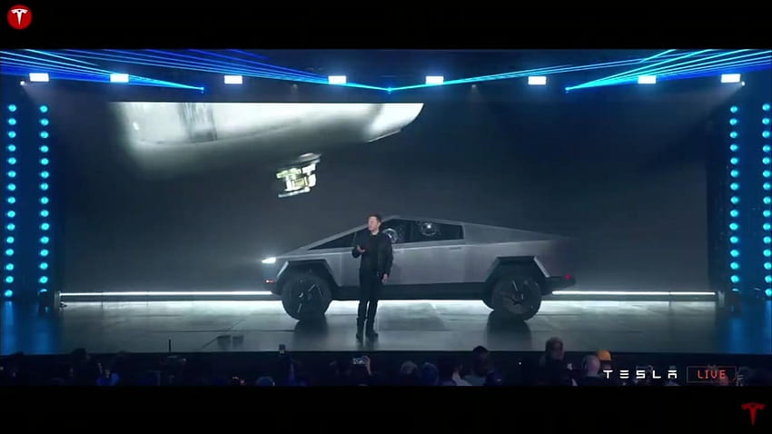 Elon Musk mengungkapkan ribuan ingin membeli Tesla Cybertruck barunya, cybertruck tesla Wallpaper HD