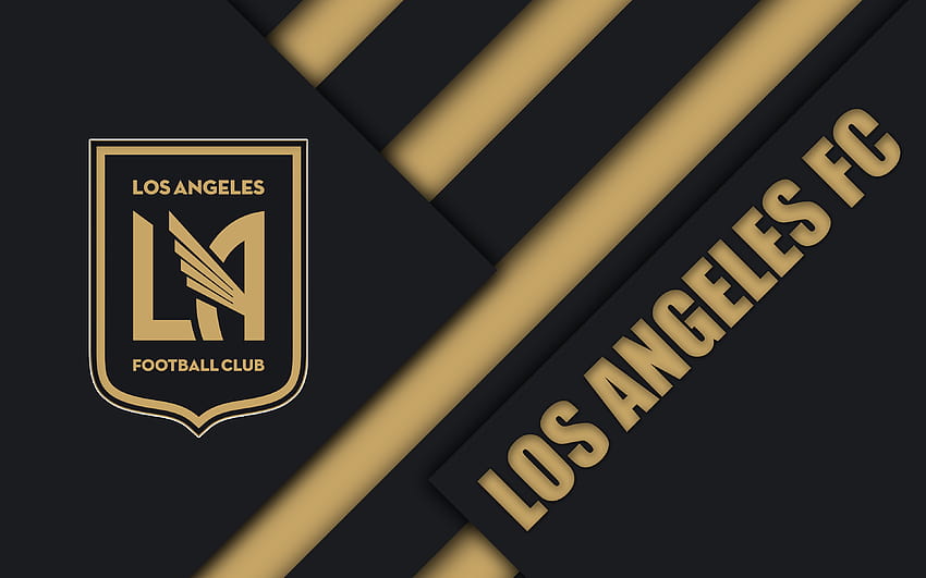 Soccer, Los Angeles FC, MLS, Logo and backgrounds HD wallpaper
