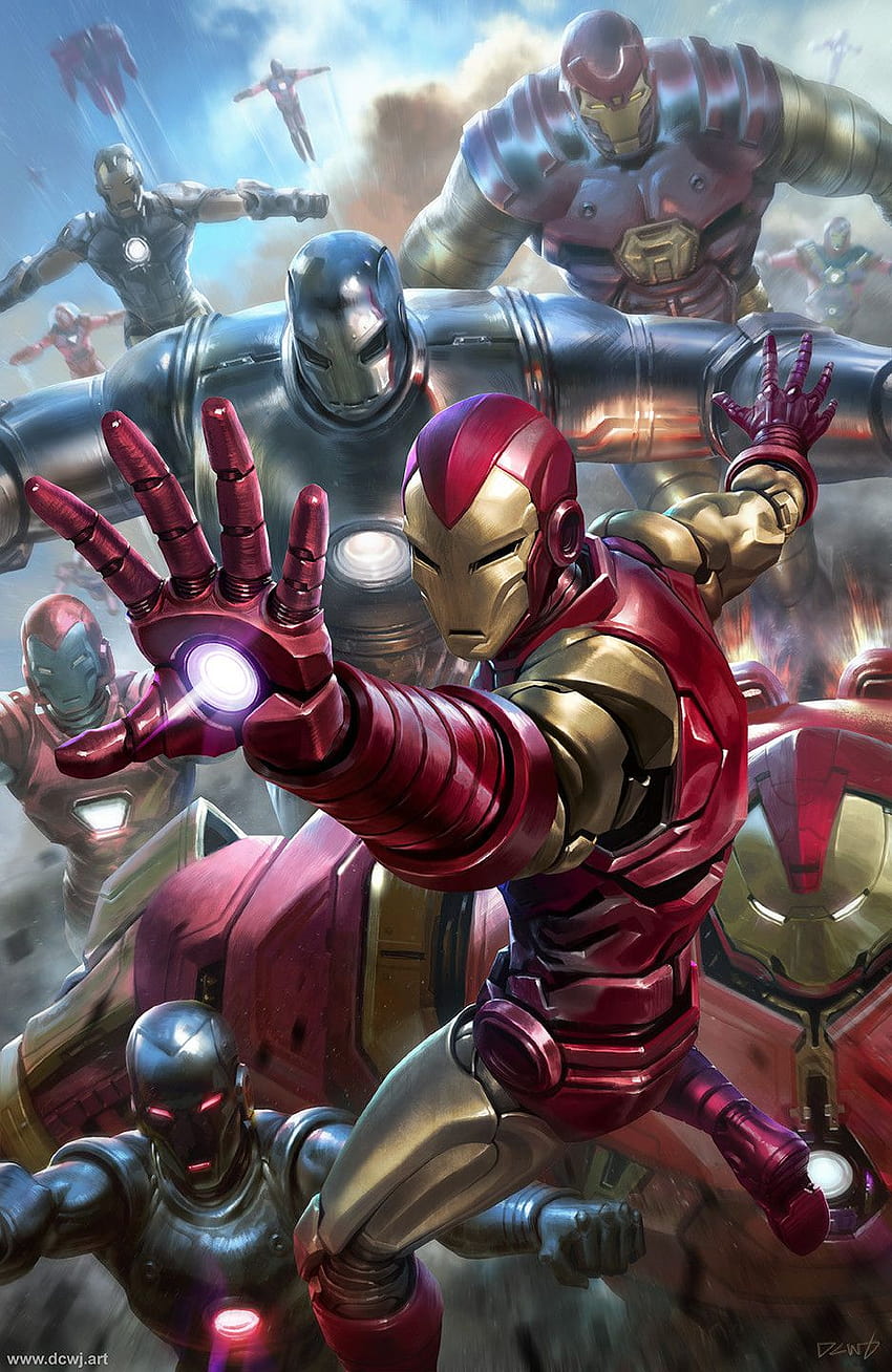 Iron Man: House Party Protocol by Derrick Chew *, avengers party HD phone wallpaper