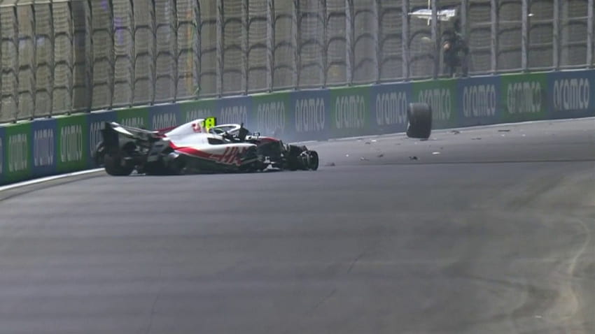 Highest concern in Formula 1 over Mick Schumacher's terrible accident at the Saudi Arabian GP HD wallpaper