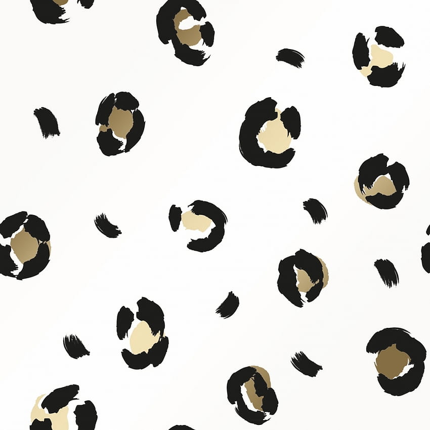 Leopard Metallic Animal Print in black & gold HD phone wallpaper | Pxfuel