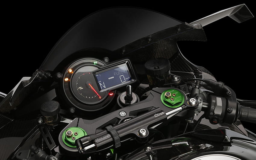 Kawasaki Ninja H2R Dashboard Moto, the ninja h2r HD wallpaper