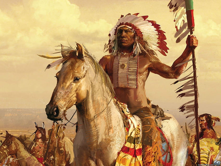 Gruppe der indianischen Ureinwohner HD-Hintergrundbild