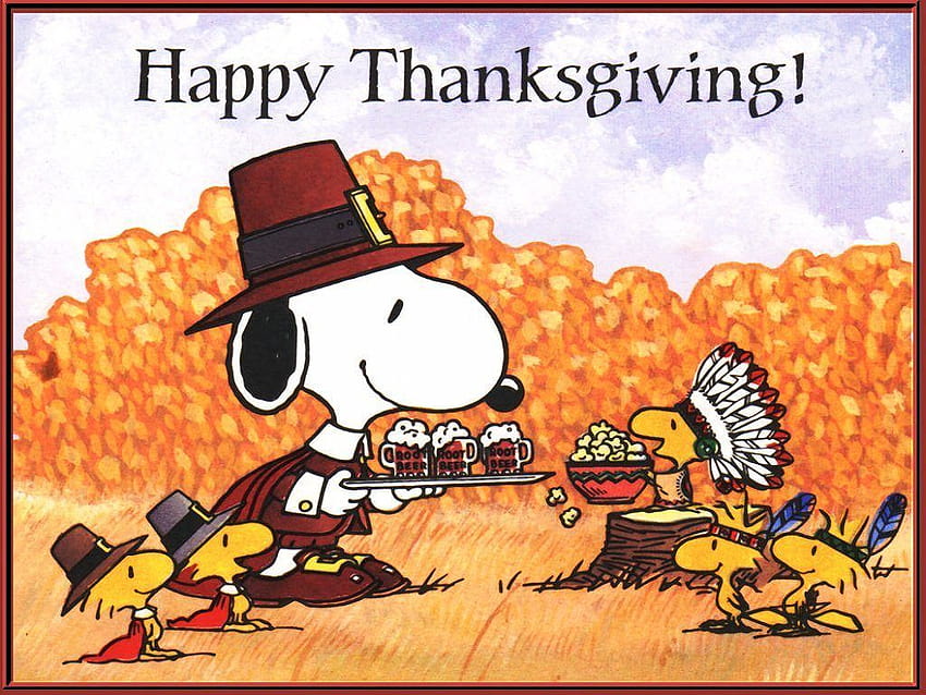 thanksgiving, is it spring yet snoopy HD wallpaper